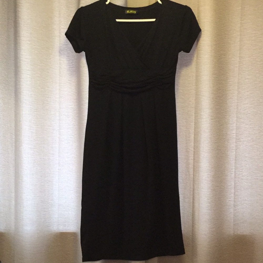 Little black maternity dress